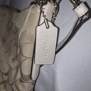 Coach Tan Signature Shoulder Bag